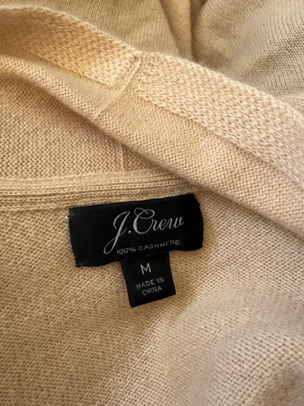 J. Crew Open-Front Cardigan - Camel Tan - Picture 4 of 4